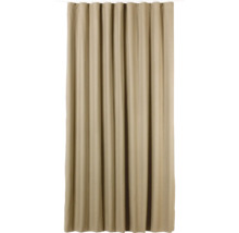 Beige Gardine aus Stoff