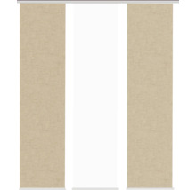 Schiebegardinen mit Leineneffekt