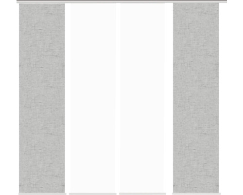 Schiebegardinen aus Stoff für Fensterdekoration