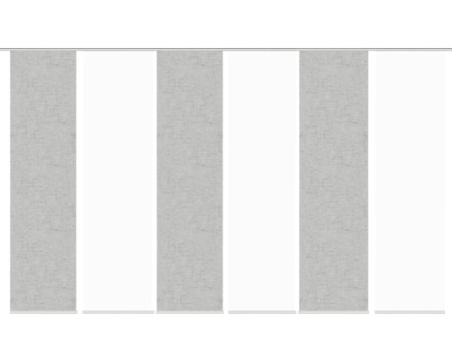 Schiebegardine mit Textiloptik