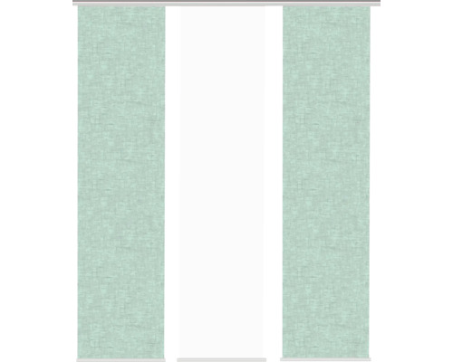 Schiebegardine mit Textiloptik