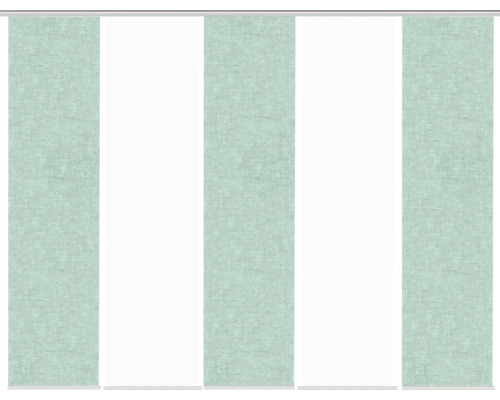 Schiebegardinen mit Stoffpaneelen zur Fensterdekoration