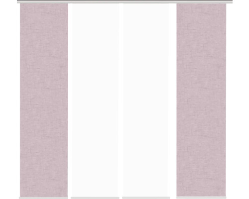 Schiebegardine mit Textiloptik