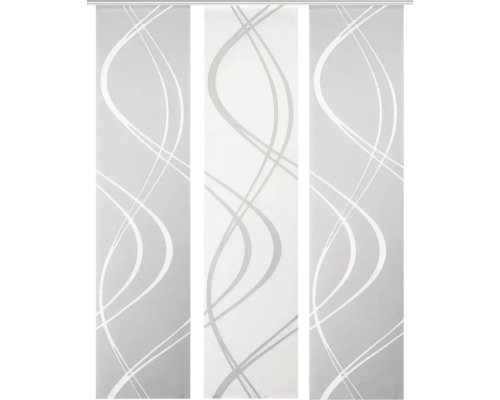 Schiebevorhang mit geschwungenem Muster