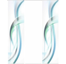 Abstraktes Wellenmuster für Rollos