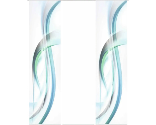 Abstraktes Wellenmuster für Rollos