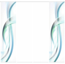 Abstrakte Wandpaneele mit Wellenmuster