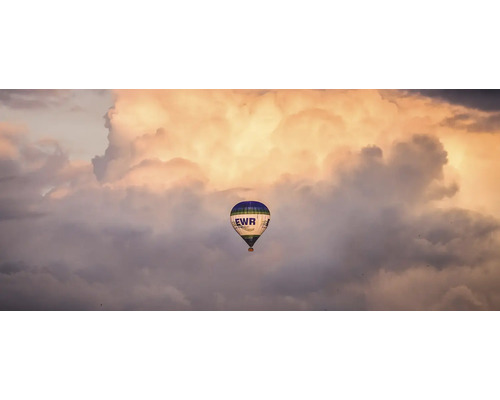 Leinwandbild Flying Balloon 90x40 cm