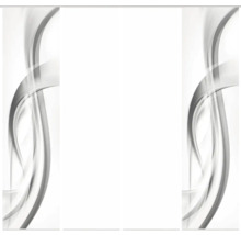 Schiebegardine mit abstraktem Muster