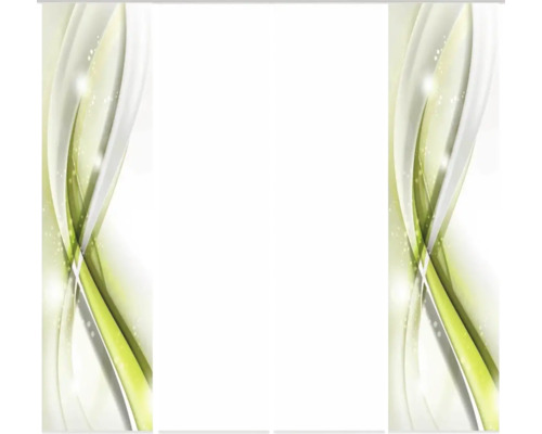 Rollostoff mit abstraktem Wellenmuster für Fensterdekoration