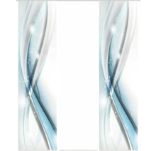 Abstrakte Kunst mit wellenförmigen Linien