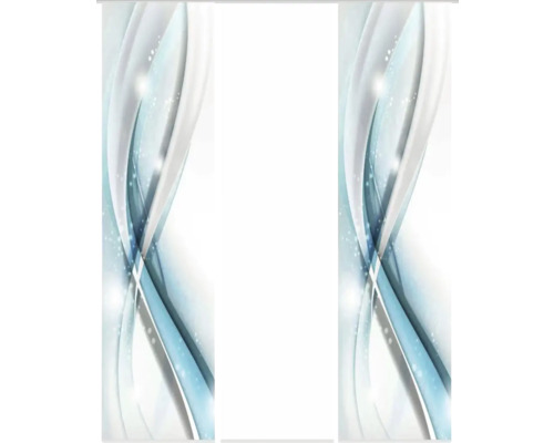 Abstrakte Kunst mit wellenförmigen Linien