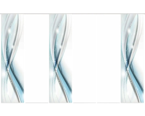 Abstraktes Muster mit blauen und grauen Wellen