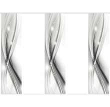 Abstraktes Wanddesign mit eleganten Kurven