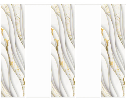 Dekorplatte mit Marmorstruktur und Wellenmuster