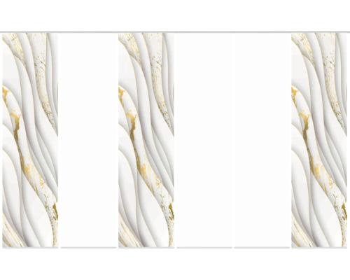 Dekorplatten mit Marmoroptik und Goldakzenten