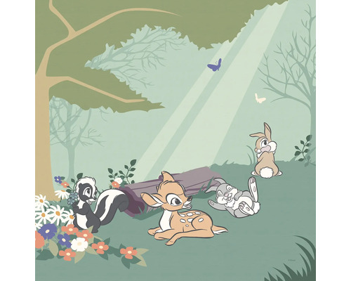 Leinwandbild Bambi - Life in the Forest 40x40 cm