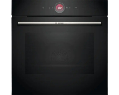 Bosch Backofen HBG7741B1 Nutzvolumen 71 l Maße BxHxT 59,4 cm x 59,5 cm x 54,8 cm Schwarzer Einbauofen mit Bedienfeld und Bosch Logo