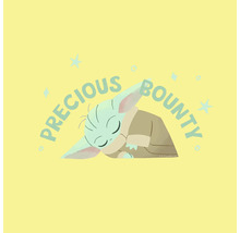 Illustration von Baby Yoda mit dem Schriftzug Precious Bounty