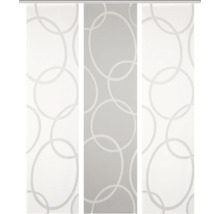 Schiebegardinen mit Kreismuster für Fensterdekoration