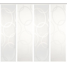 Schiebetüren mit kreisförmigem Muster für einen Schrank