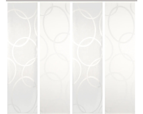 Schiebetüren mit kreisförmigem Muster für einen Schrank