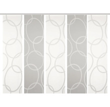 Schiebegardine mit Kreis-Muster