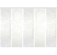 Schiebegardine mit Kreismuster für Fensterdekoration