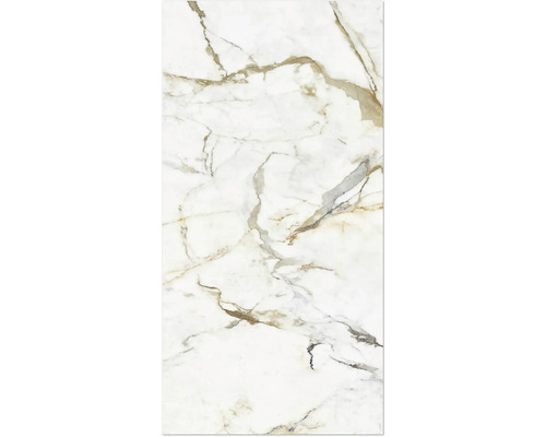 Duschrückwand Rock the Wall Marmor Machia Vechia 265 x 123 cm 35151 Marmorfliese mit Marmorierung