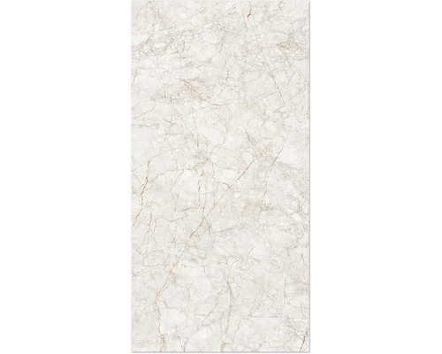 Duschrückwand Rock the Wall Marmor Portobello gold 265 x 123 cm 35151 Marmorfliese mit Maserung