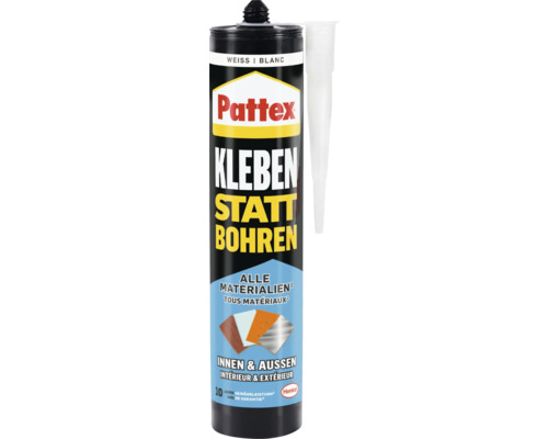 Pattex Montagekleber Kleben statt Bohren Innen & Außen 450 g Pattex Kleben statt Bohren Montagekleber Kartusche