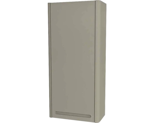 Hängeschrank mit 1 Tür Devo Gloria 2.0 rechts BxHxT 40x86x21 cm stone grey supermatt glatt