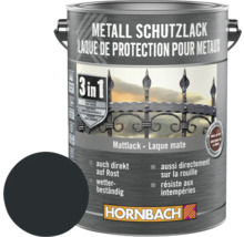 HORNBACH Metallschutzlack 3in1 matt anthrazit 2,5 L-thumb-0
