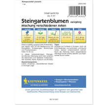 Steingartenblumen-Mischung für circa zwei Quadratmeter von Kiepenkerl