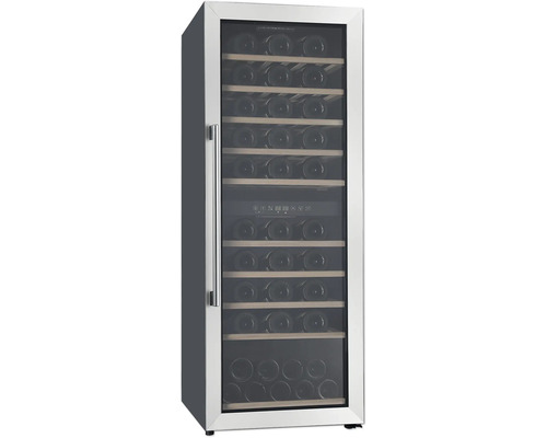 Weinkühlschrank PKM WKS72-2 BxHxT 48 x 128,5 x 57,5 cm Weinkühlschrank mit Glasfront und mehreren Holzböden zur Lagerung von Weinflaschen