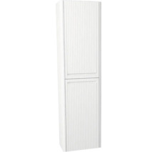 Hängehochschrank mit 2 Türen Devo Gloria 2.0 rechts BxHxT 40x172x33 cm premium white supermatt geriffelt
