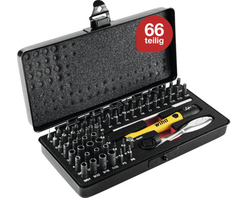 66-teiliges Schraubendreher Bit Set von Wiha im Koffer