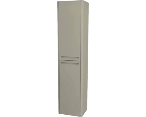 Hängehochschrank mit 2 Türen Devo Gloria 2.0 links BxHxT 45x165x26 cm stone grey supermatt glatt