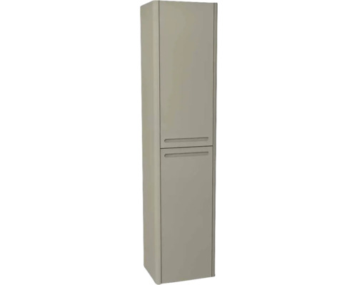 Hängehochschrank mit 2 Türen Devo Gloria 2.0 rechts BxHxT 45x165x26 cm stone grey supermatt glatt