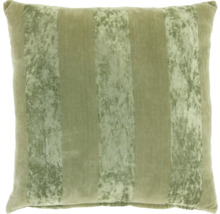Quadratisches Zierkissen mit Streifenmuster