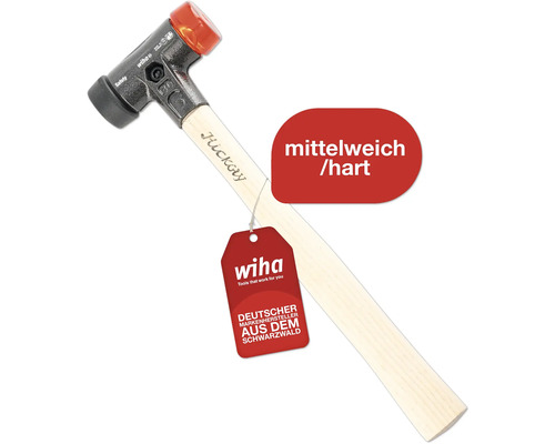 Schonhammer Safety Wiha 30 mm Kopfdurchmesser mittelweich/hart