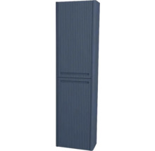 Hängehochschrank mit 2 Türen und Wäschekorb Devo Gloria 2.0 links BxHxT 40x172x33 cm perfect touch parisian blue geriffelt