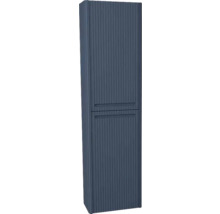 Hängehochschrank mit 2 Türen und Wäschekorb Devo Gloria 2.0 rechts BxHxT 40x172x33 cm perfect touch parisian blue geriffelt