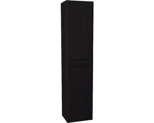 Hängehochschrank mit 2 Türen und Wäschekorb Devo Gloria 2.0 rechts BxHxT 40x172x33 cm perfect touch black geriffelt Hängehochschrank mit 2 Türen und Wäschekorb Devo Gloria 2.0 rechts BxHxT 40x172x33 cm perfect touch black geriffelt