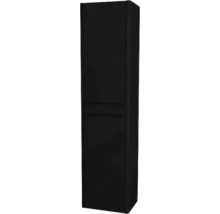 Hängehochschrank mit 2 Türen Devo Gloria 2.0 rechts BxHxT 40x172x33 cm perfect touch black glatt