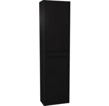 Hängehochschrank mit 2 Türen Devo Gloria 2.0 links BxHxT 45x165x26 cm perfect touch black glatt