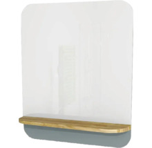 Plexiglas Schutzscheibe mit Holzablage
