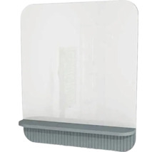 Badspiegel mit Ablage Devo Gloria 2.0 86x86x14 cm Fjord geriffelt GL2-LUPL86-2-F72