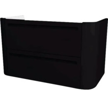 Waschtischunterschrank Devo Gloria 2.0 86x50x42 cm perfect touch black glatt
