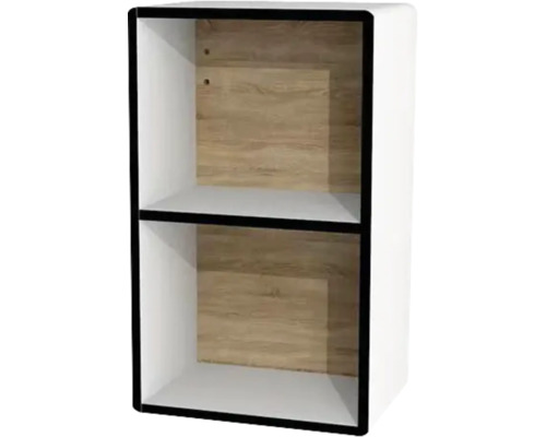 Hängeschrank offen Devo Sonus 2.0 BxHxT 38x63x28 cm arctic white hochglanz